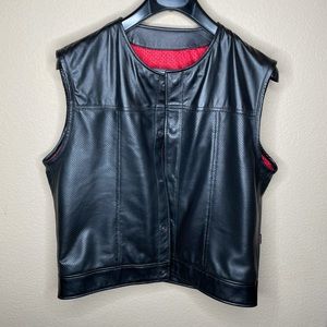 Leather Motorcycle Vest